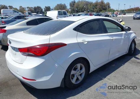 2015 Hyundai Elantra Se from USA, damaged, VIN 5NPDH4AE0FH643214